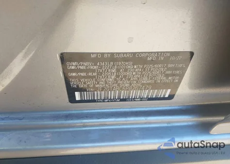 2023 Subaru Crosstrek from USA, damaged, VIN JF2GTABC6P8267479